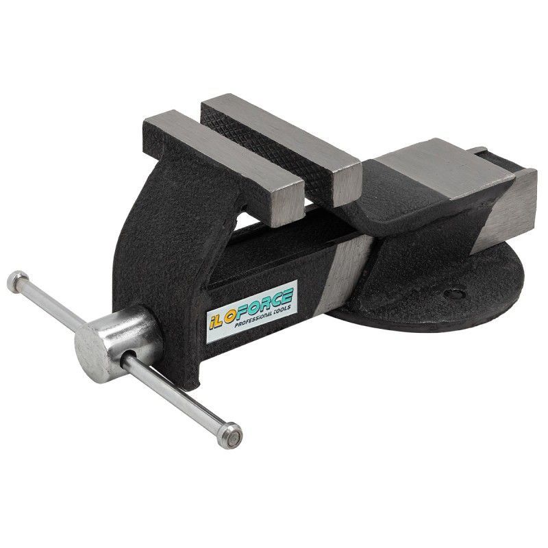 Тиски стальные с наковальней 4" (100мм) ILOforce IF-6540704