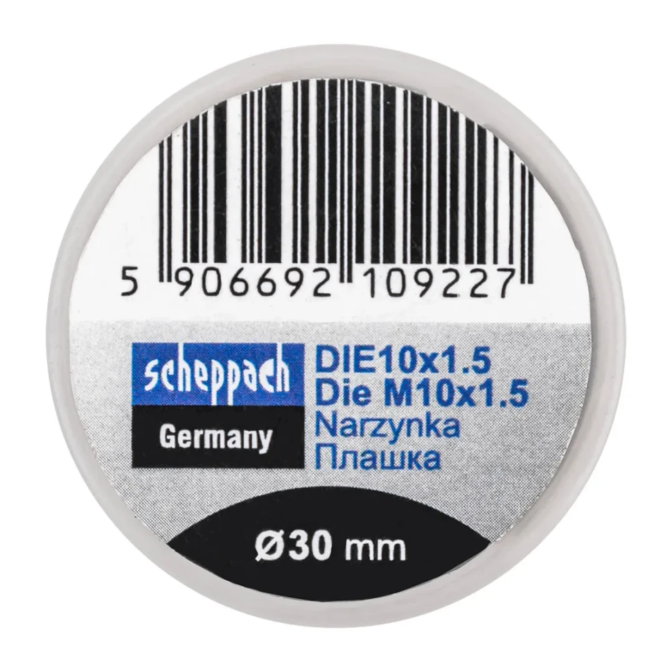 Плашка M10x1,5/Ф30  Scheppach Sch-DIE10x1.5