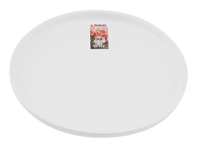 Тарелка десертная керамическая. 20.5 см. серия ASIAN. белая  ...PERFECTO LINEA 17-112024