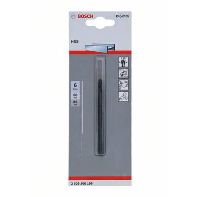 Фрезерное сверло HSS 6*85 мм BOSCH 2.609.200.199