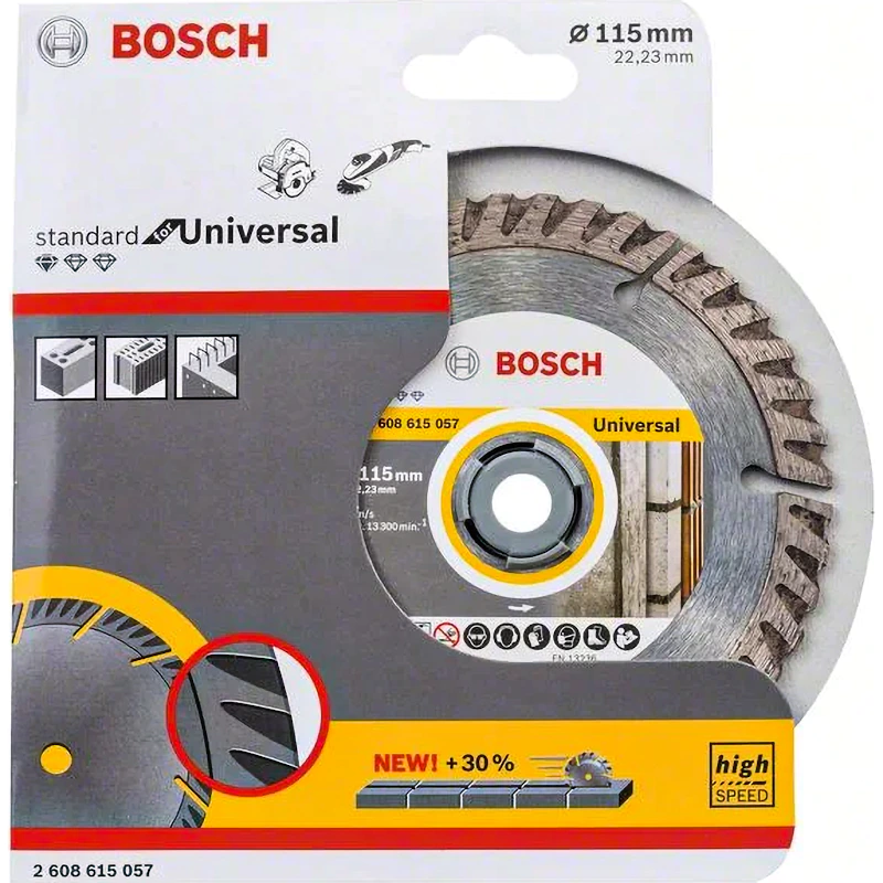 Алмазный круг Standard for Universal 115x22,23 мм BOSCH 2.608.615.057