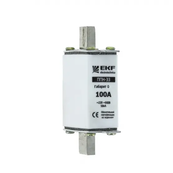 Плавкая вставка ППН-33 160/ 40А габарит 0 PROxima EKF fus-33-0/160/40