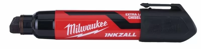 Маркер INKZALL (черный XL / не смываемый) 1 шт, MILWAUKEE 4932471559