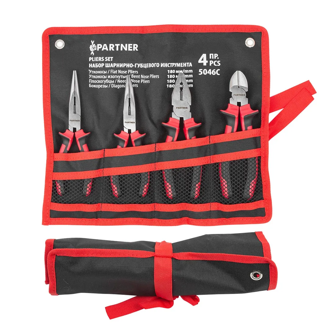 Набор шарнирно-губцевого инструмента 4 пр.  Partner PA-5046C