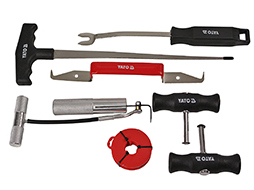 Набор инструмента и приспособлений для снятия стекол (7пр.)  ...YATO YT-0845