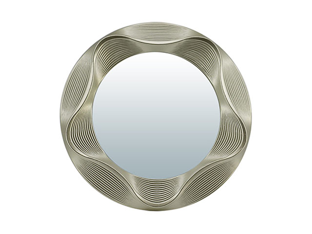 Зеркало декоративное "Гавр", серебро  QWERTY 74041