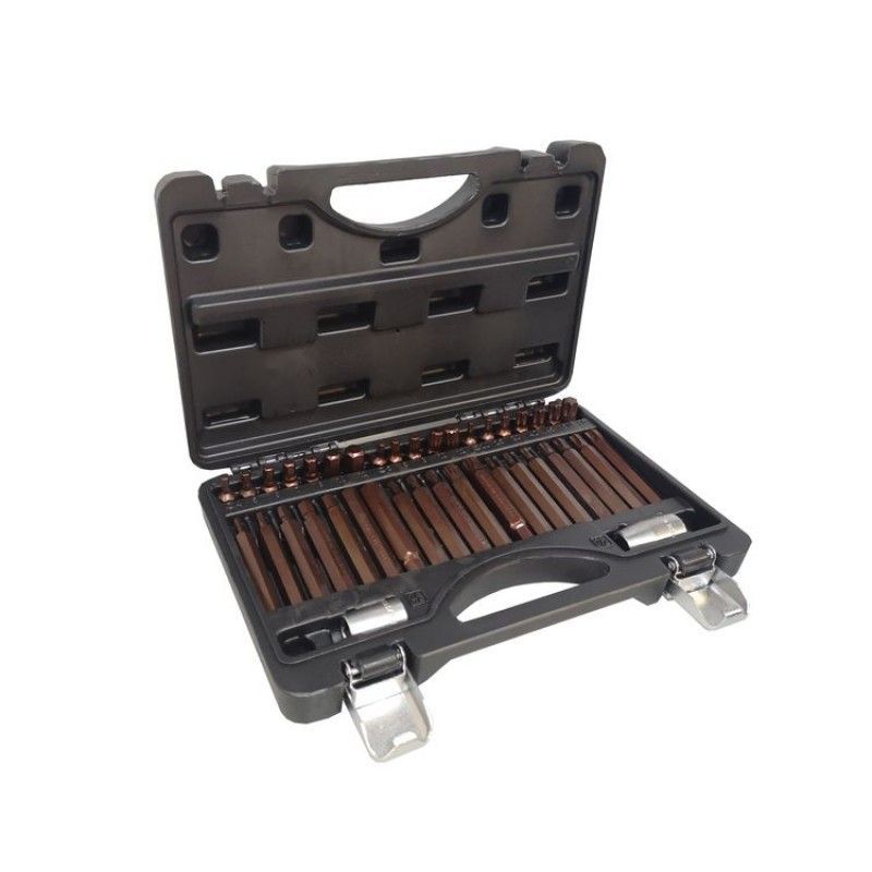 Набор бит с битодержателями ''Premium'', 40пр. (10мм)(75/30мм: T20-T55,H4-H12,M5-M12) в пластиковом кейсе Rock FORCE RF-4401D Premium