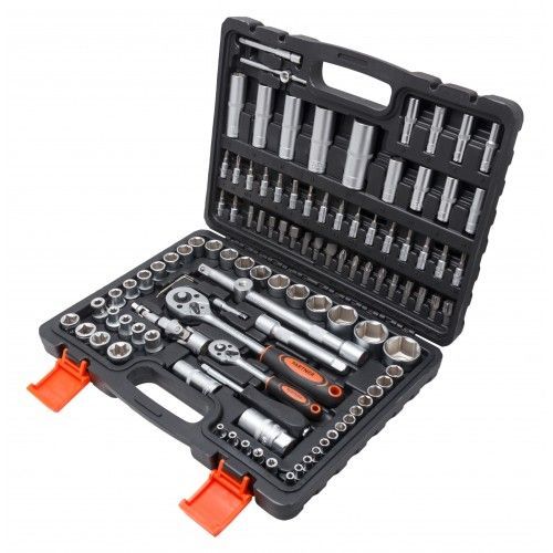 Набор инструмента 108пр.1/4"&1/2" (6-гран)(4-32мм)  PA-41082-5Partner PA-40108