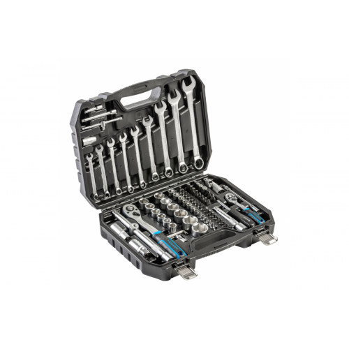 Набор инструмента 1/2", 1/4"  (85пр.) CrV HOEGERT HT1R225