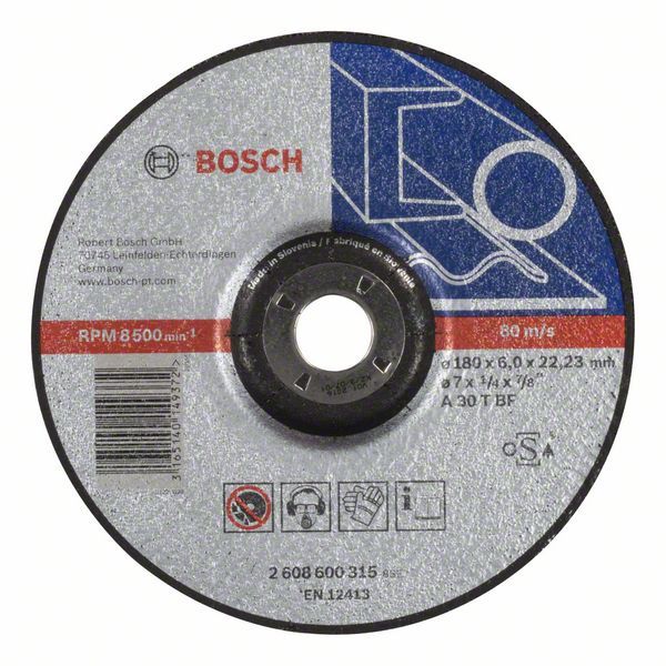 Круг обдирочный 180х6,0х22,23 мм Expert for Metal, BOSCH 2.608.600.315