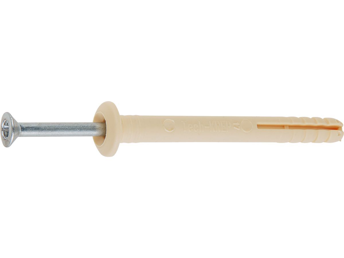 Дюбель-гвоздь 6х40 mm нейлон гриб (10 шт в зип-локе) STARFIX SMZ2-70284-10