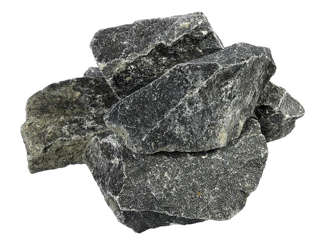 Камень Габбро-Диабаз, колотый, в коробке по 20 кг  БАННЫЕ ШТУЧКИ 3305