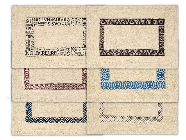 Коврик хлопковый "Орнамент", 50х80 см (цвета в ассортименте) (ВОРТЕКС) ВОРТЕКС 20201