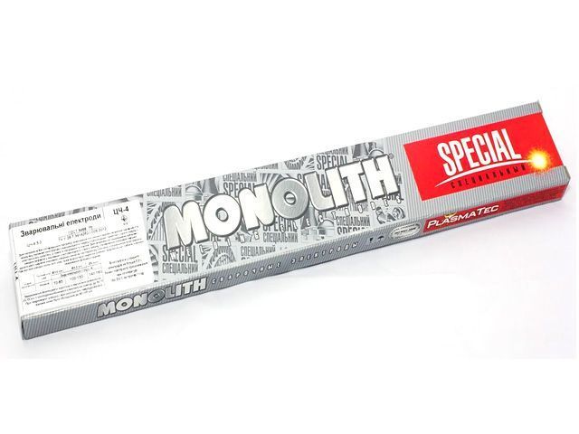 Электроды ЦЧ-4 D3mm для сварки чугуна в упаковке 1кг Monolith 4820130191777