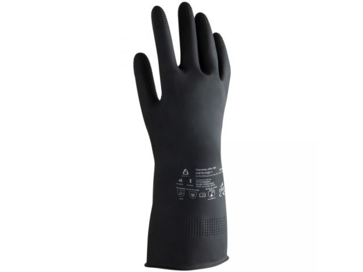 Перчатки КЩС тип 1 р-р 8(М) К80 Щ50 (инд. уп.) JETA SAFETY JCH-701-М