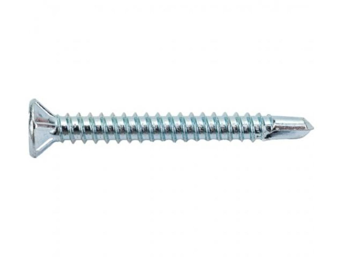 Саморез оконный 3.9x32 mm белый цинк, со сверлом (11000 шт в коробе) STARFIX SM-80895-11000