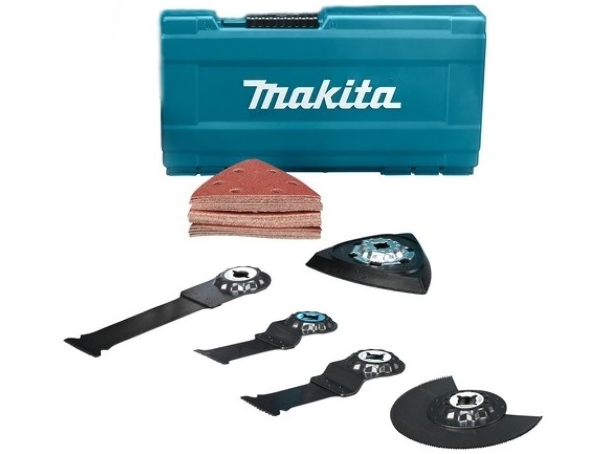 Набор насадок STARLOCK, 35 шт (TMA047, TMA045, TMA059, MAM001, абразив. бумага 30 шт., подошва) MAKITA 191P94-3