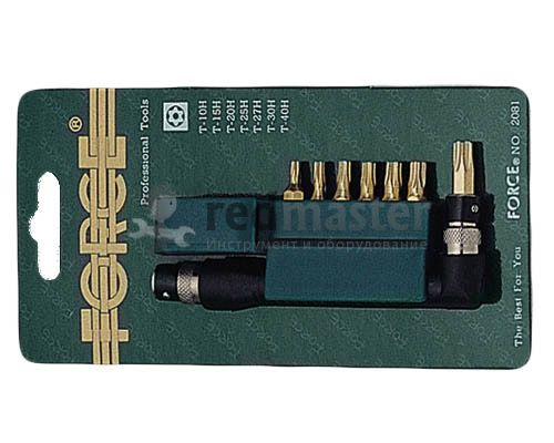Вороток Г-образный с вставками 8пр. Torx Force 2081