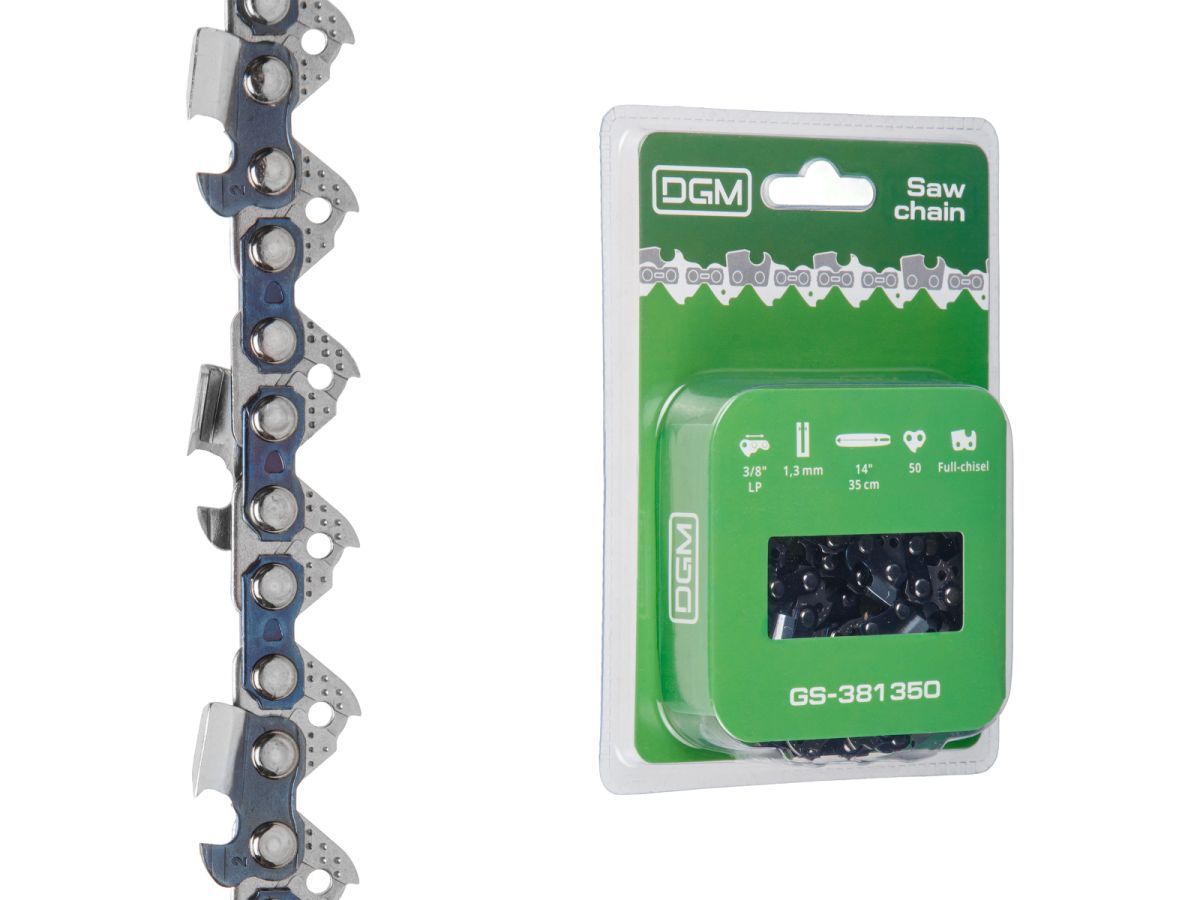 Цепь 35 см 14" 3/8" LP 1.3 мм 50 зв. (в блистере) DGM GS-381350