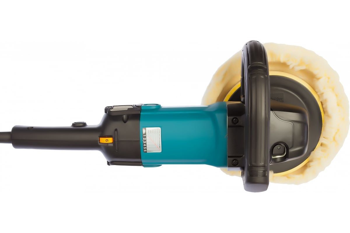Полировальная машина 9237CB ,1200Вт , 180мм, коробка, MAKITA 9237CB