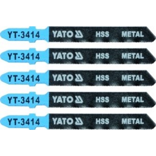 Полотна по металлу для электролобзика 50x75x1.0mm 32TPI (5шт)  YATO YT-3414