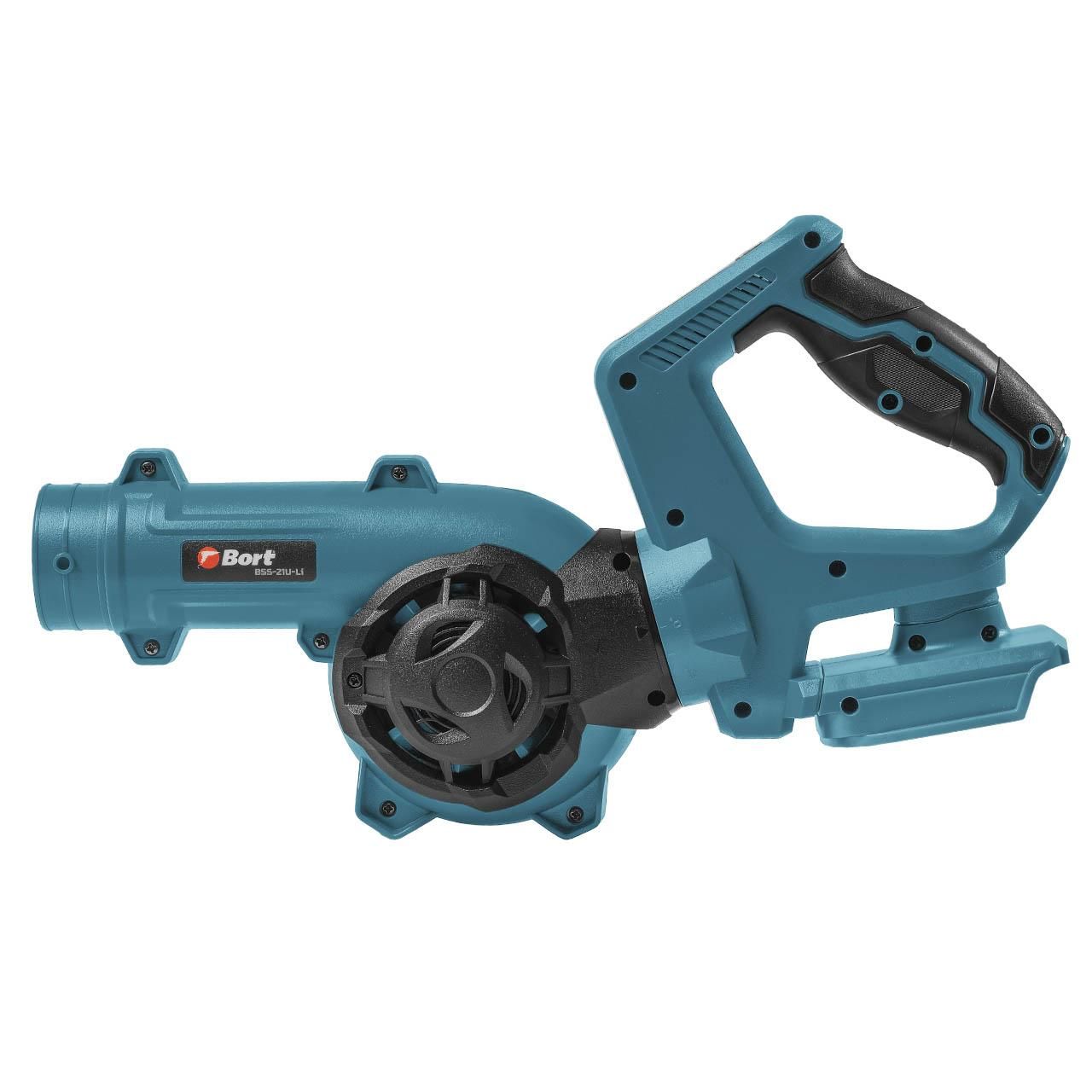 Воздуходувка-пылесос аккумуляторная ,18В, БЕЗ АКБ ,21000 об.мин,Bort BSS-21U-Li