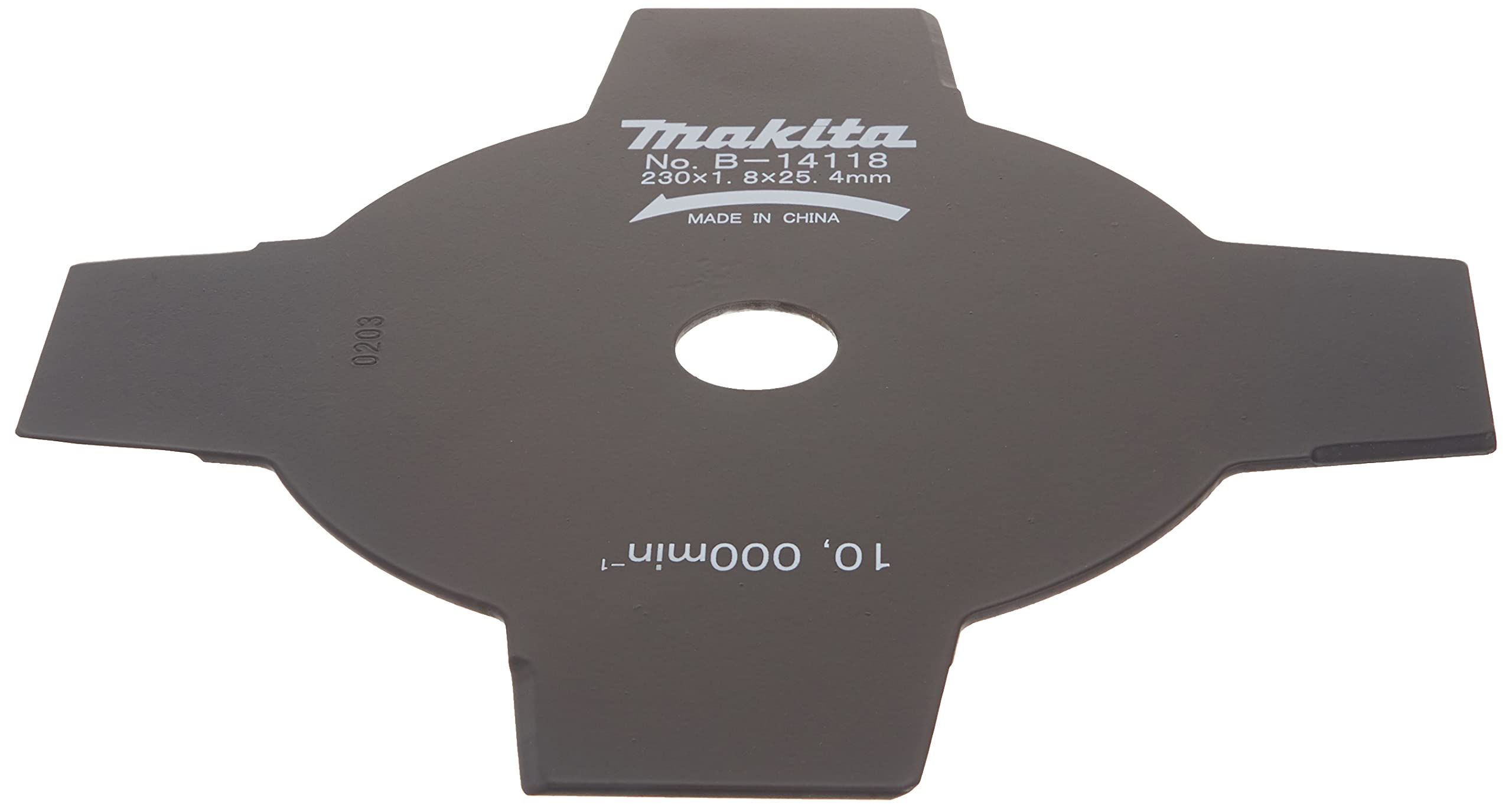 Нож к EM2500U/EM2650LH (4-х лопастной, 230х25,4 мм)  MAKITA B-14118