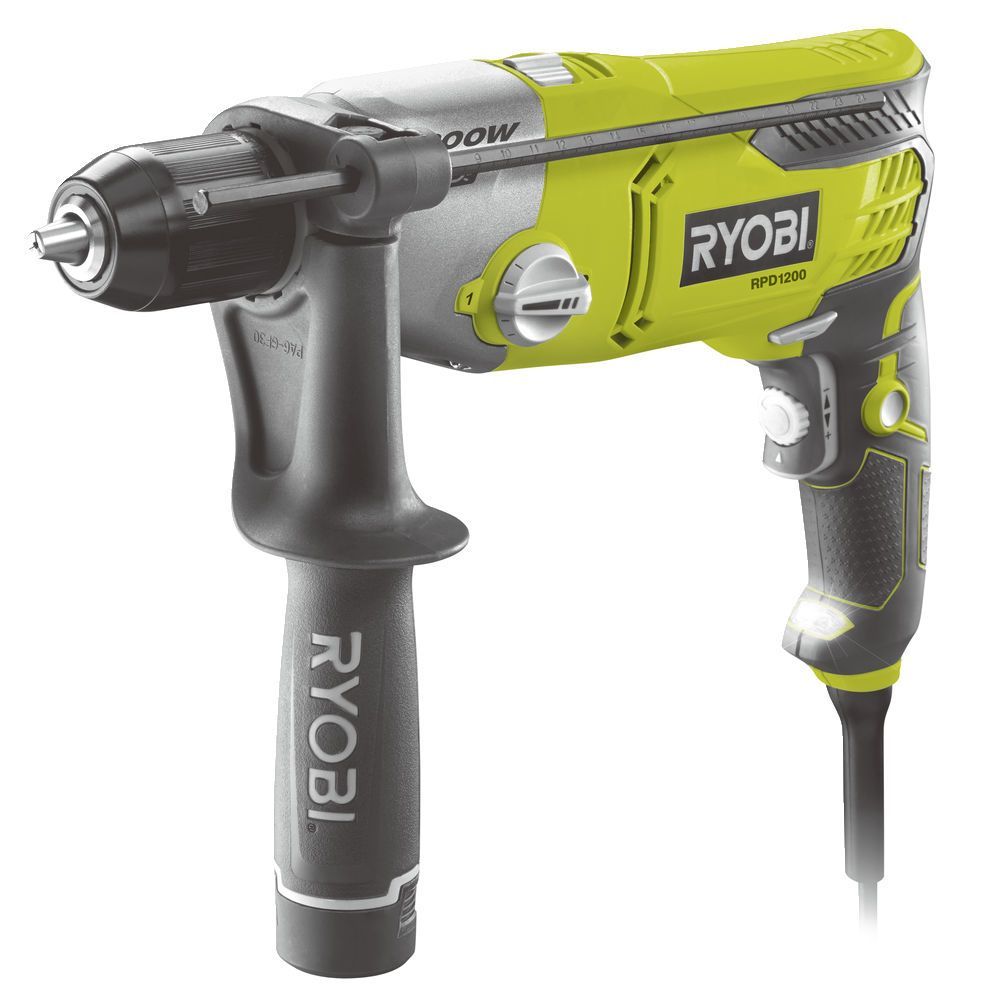 Дрель ударная, 1200 Вт, патрон 13 мм,  RYOBI RPD1200-KRyobi 5133002067