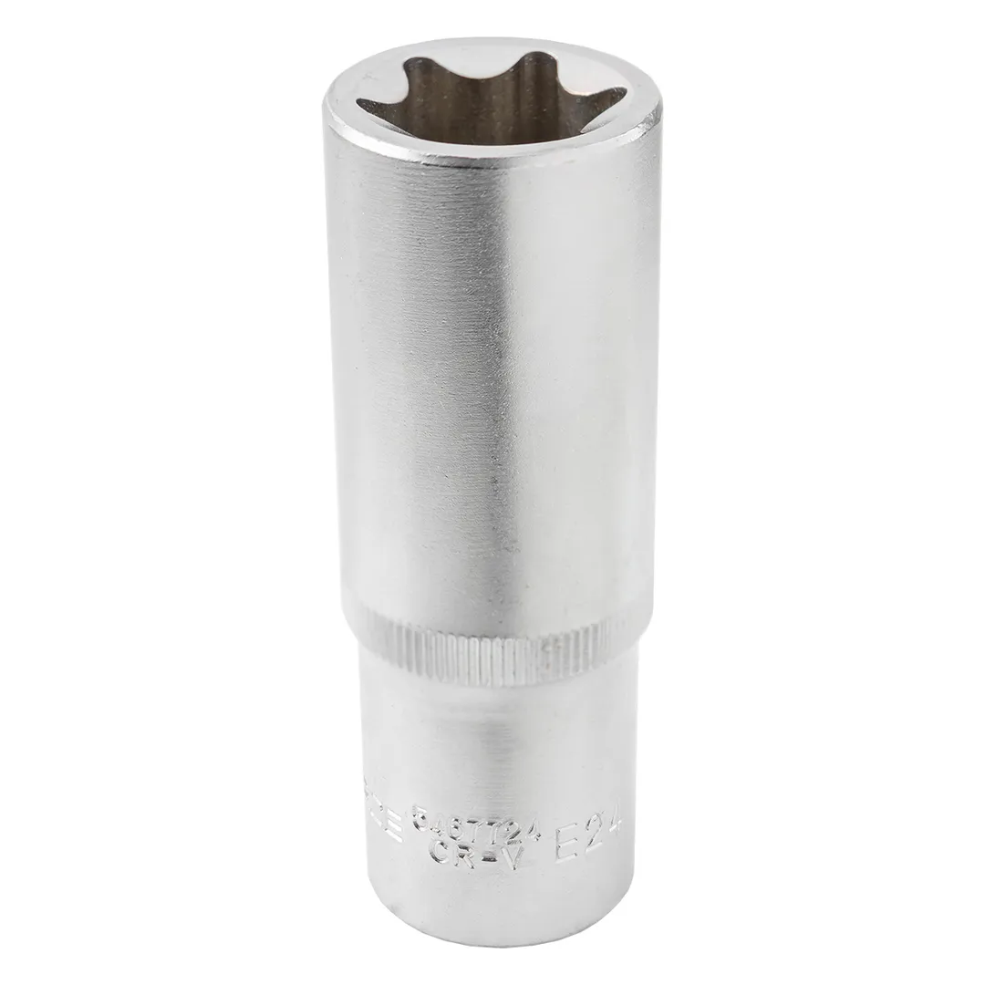 Головка 1/2" Е-профиль глубокая E24 Rock FORCE RF-5467724