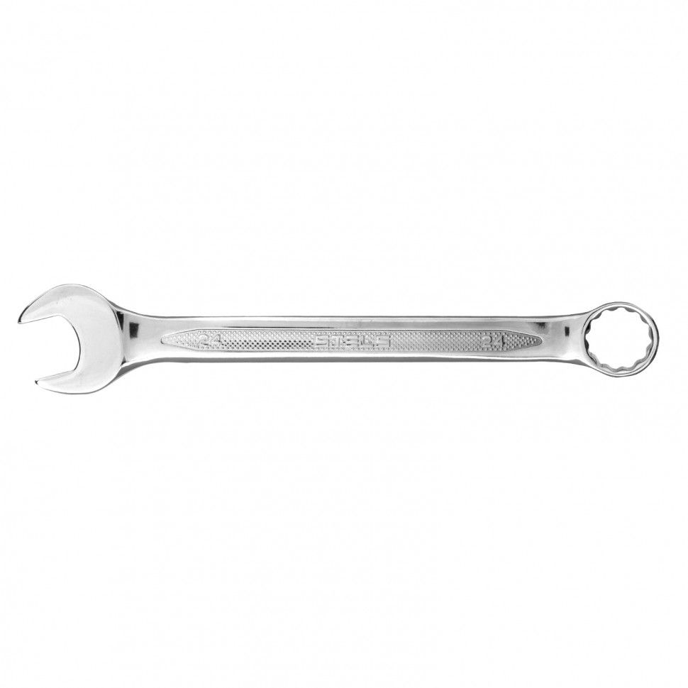 Ключ комбинированный, 24 mm, CrV, антислип  Stels 15261