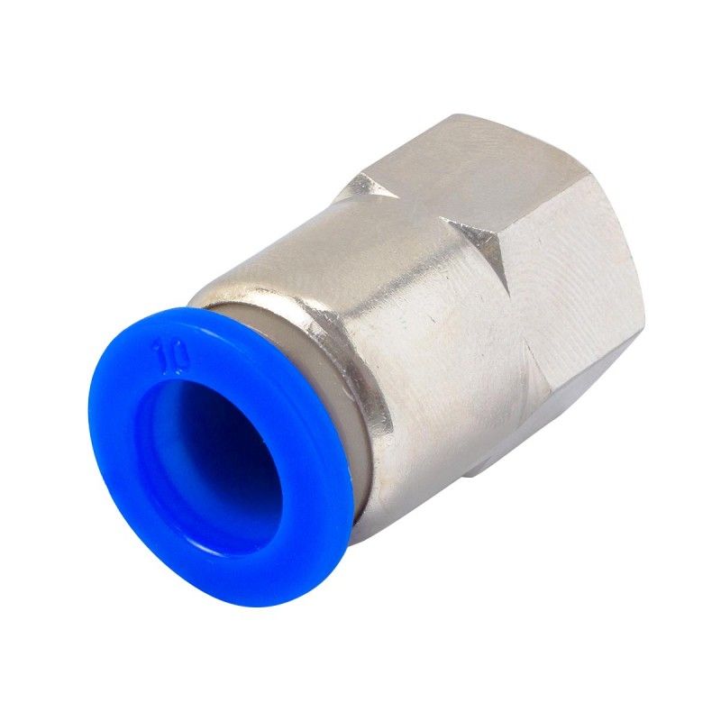 Фитинг для пластиковых трубок 10мм с внутренней резьбой 1/4" Rock FORCE RF-SPCF10-02