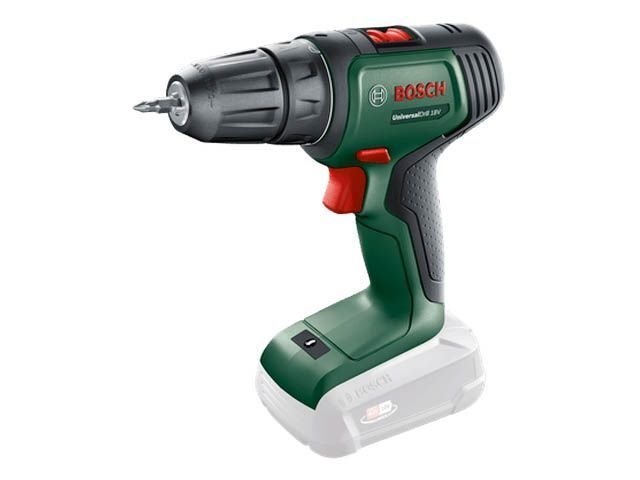 Аккум. дрель-шуруповерт UniversalDrill 18V ,18 В, 2АКБ 1.5 А/ч Li-Ion, 2 скор., 30 Нм, шурупы до 8 м...BOSCH 06039D4002