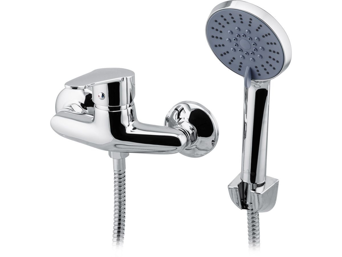 Смеситель для душа (Lt) D40, серия Crocus хром, (На стену, Излива нет) a-five A5-0131