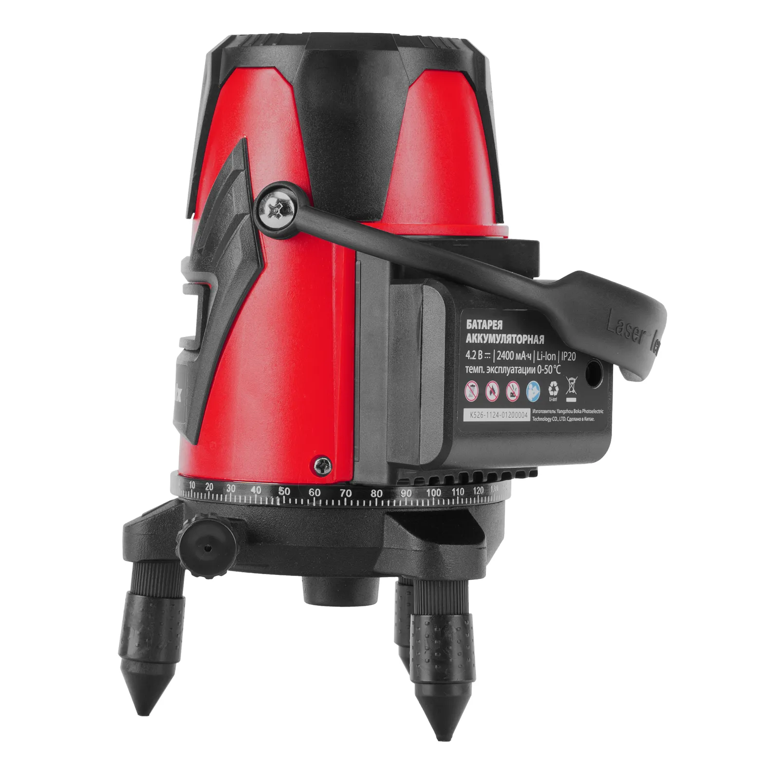 Лазерный уровень MXL RED, 30 м, красный луч, акк. Li 2400 mAh, сумка, резьба 5/8"  MTX 35012