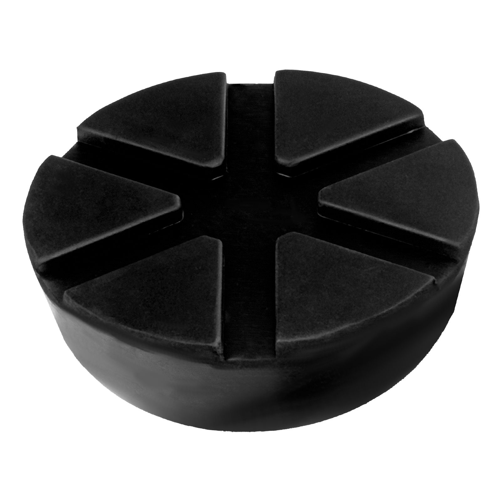 Резиновая опора для подкатного домкрата универсальная, D=89 mm, d=60 mm, H=35 mm Matrix 50910