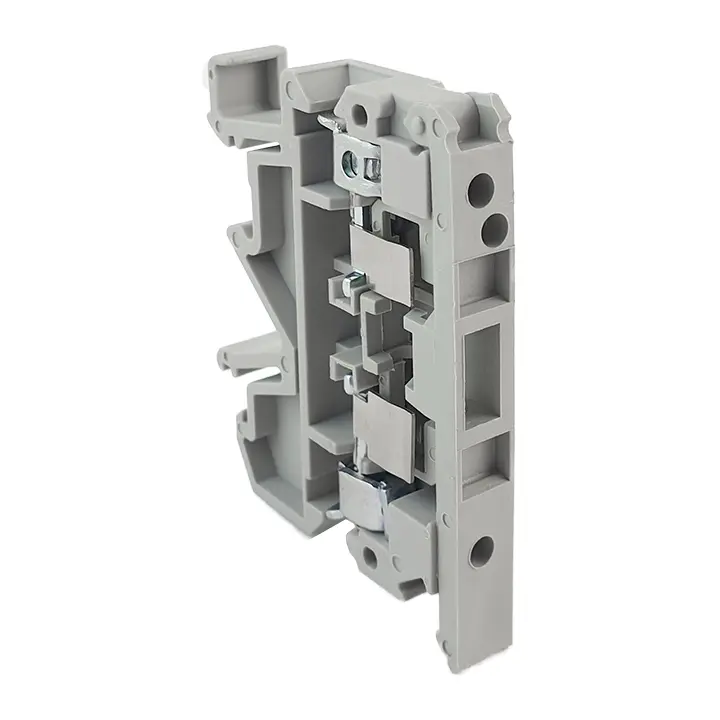 Клемма винтовая JXB-4/35RD для плавких вставок 5х20 серая  EKF plc-jxb-4/35RD-gy