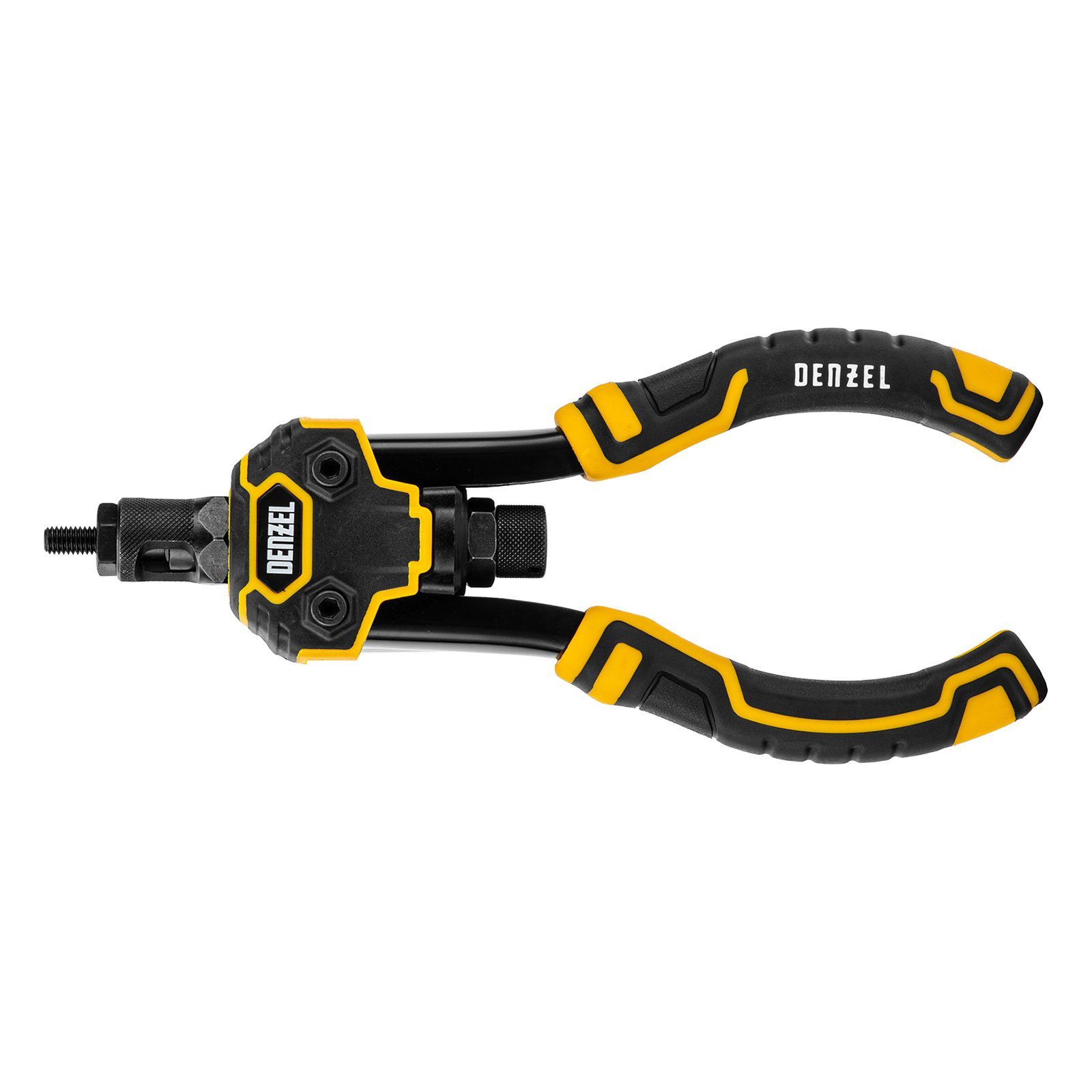 Заклепочник для резьбовых заклепок, двуручный, заклепки М3, М4, М5, М6, М8, М10, M12  ...DENZEL 40501