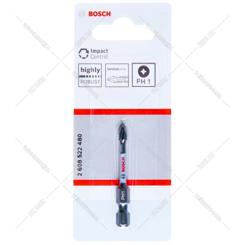 Бита Impact Control PH1 50 мм (1 шт) BOSCH 2.608.522.480