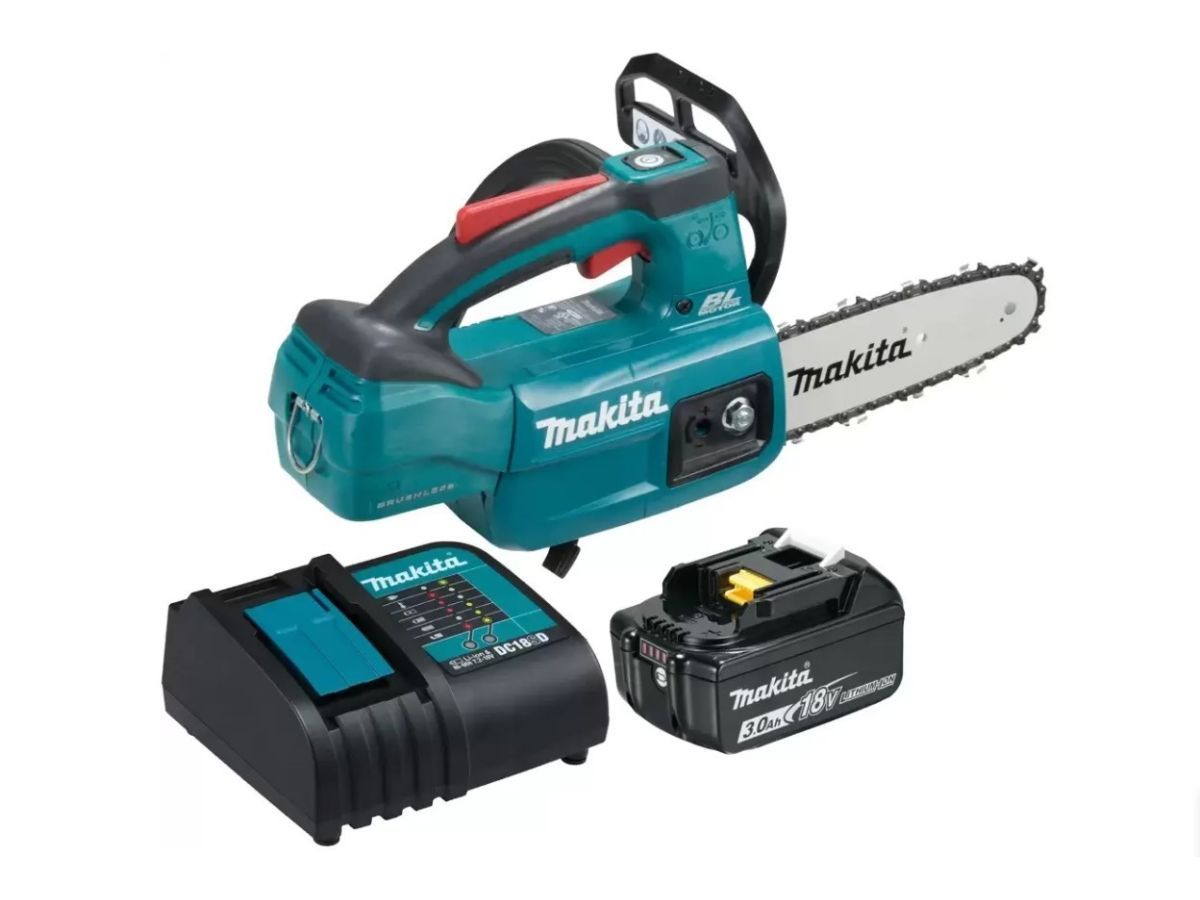 Аккум. пила цепная LXT DUC204SF шина 20 см (8"), 3/8, 1.1 мм ,18V / 1х3.0 Ah / BL / Шина 20 см,  MAKITA DUC204SF