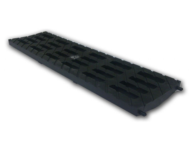 Решетка MEDIUM B-125 пластиковая (черный), имеет длину 0.5 м., необходимо 2 шт на лоток MEDIUM.  ...ecoteck ДИ 02305000