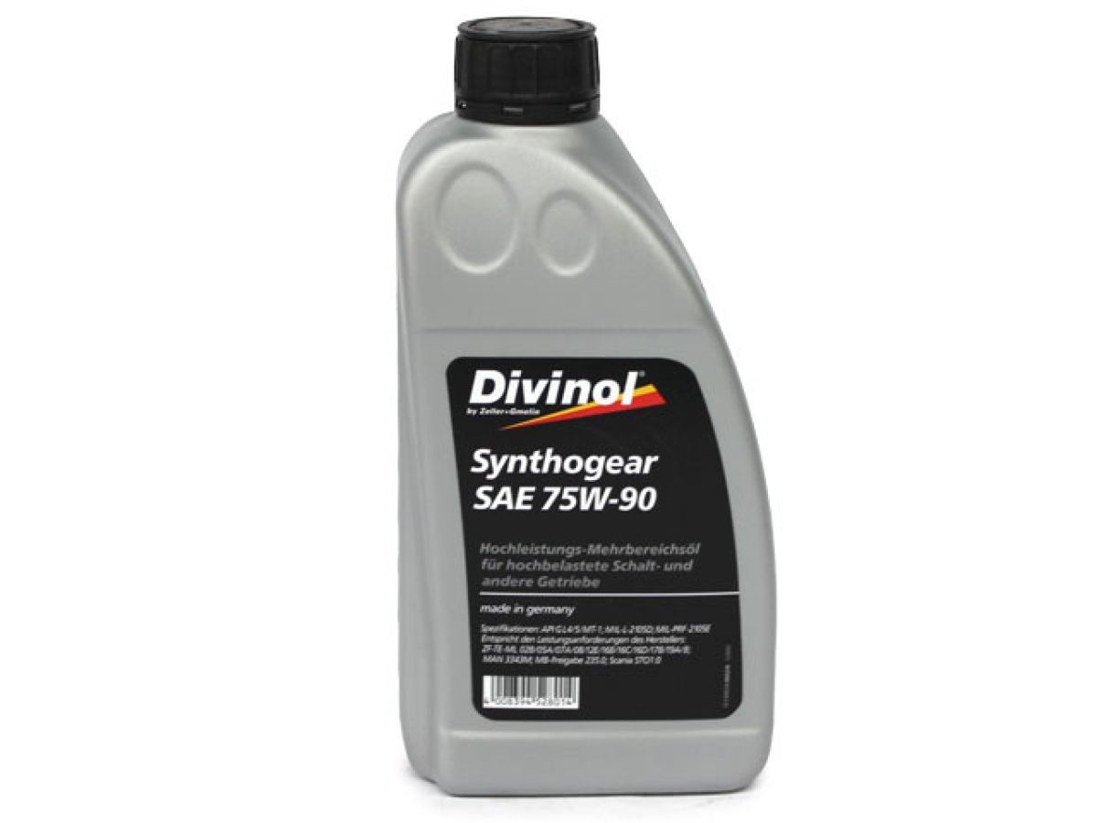 Масло трансмиссионное SAE 75W-90 синт, 1,0л, API GL 4 / GL 5 (MT-1), DIVINOL 52010-C090