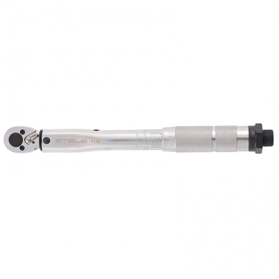 Ключ динамометрический, 5-24 Нм, 1/4", CrV, хромир. Stels 14158