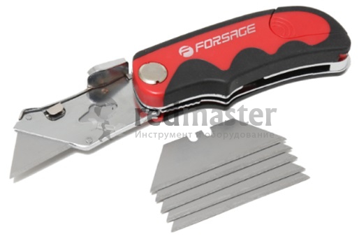 Нож универсальный складной со сменным лезвием  Forsage F-5055P43A