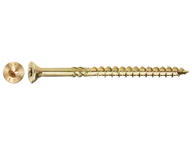 Шуруп конструкционный 6.0х120 по дереву, потай, TORX30 (100 шт в карт. уп.) STARFIX SMC2-69008-100