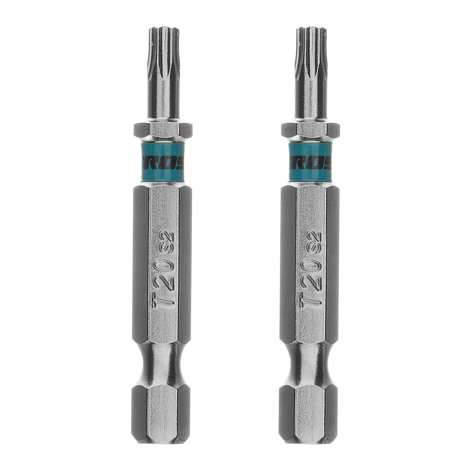 Бита Torx 20х50мм, сталь S2, шестигр., 2 шт. GROSS 114170