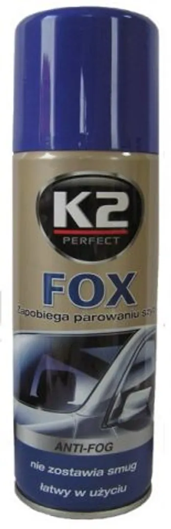 Антизапотеватель стекол 200мл (аэрозоль)  K2 Fox(K632)