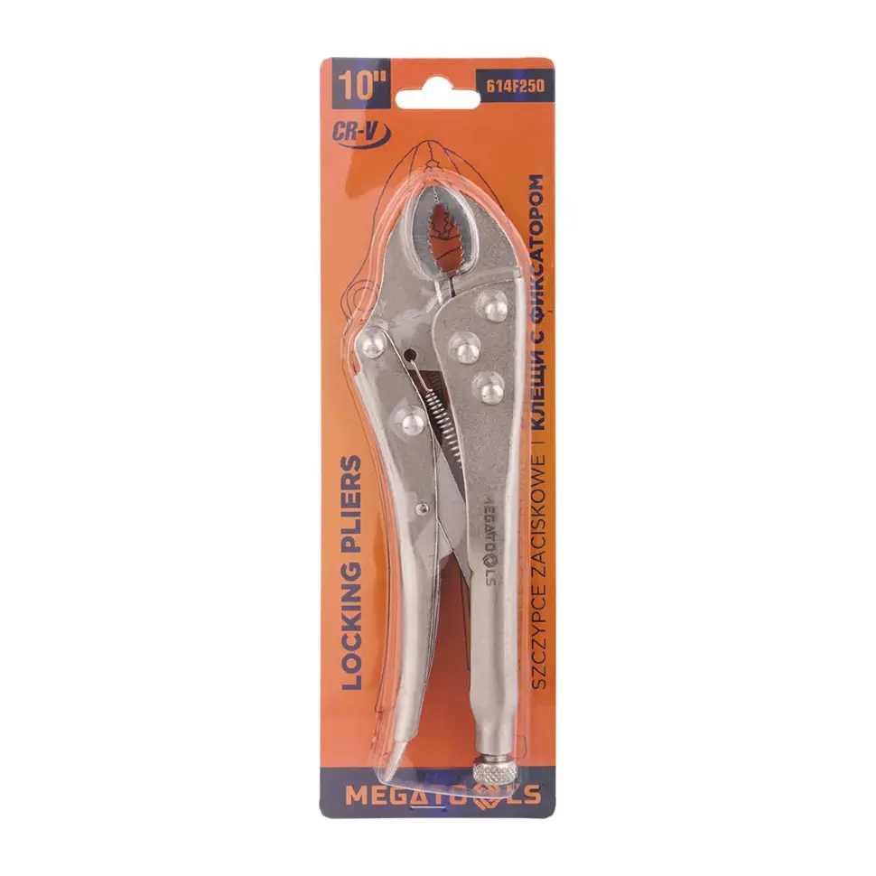 Клещи с фиксатором 10"  MEGATOOLS MT-614F250