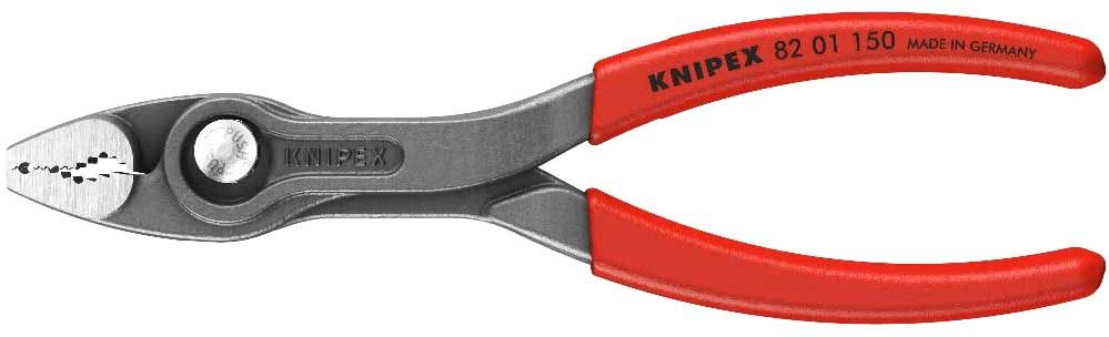 Клещи захватные TwinGrip, 3 -16 мм, L-150 мм, обливные рукоятки, SB  KNIPEX 8201150SB