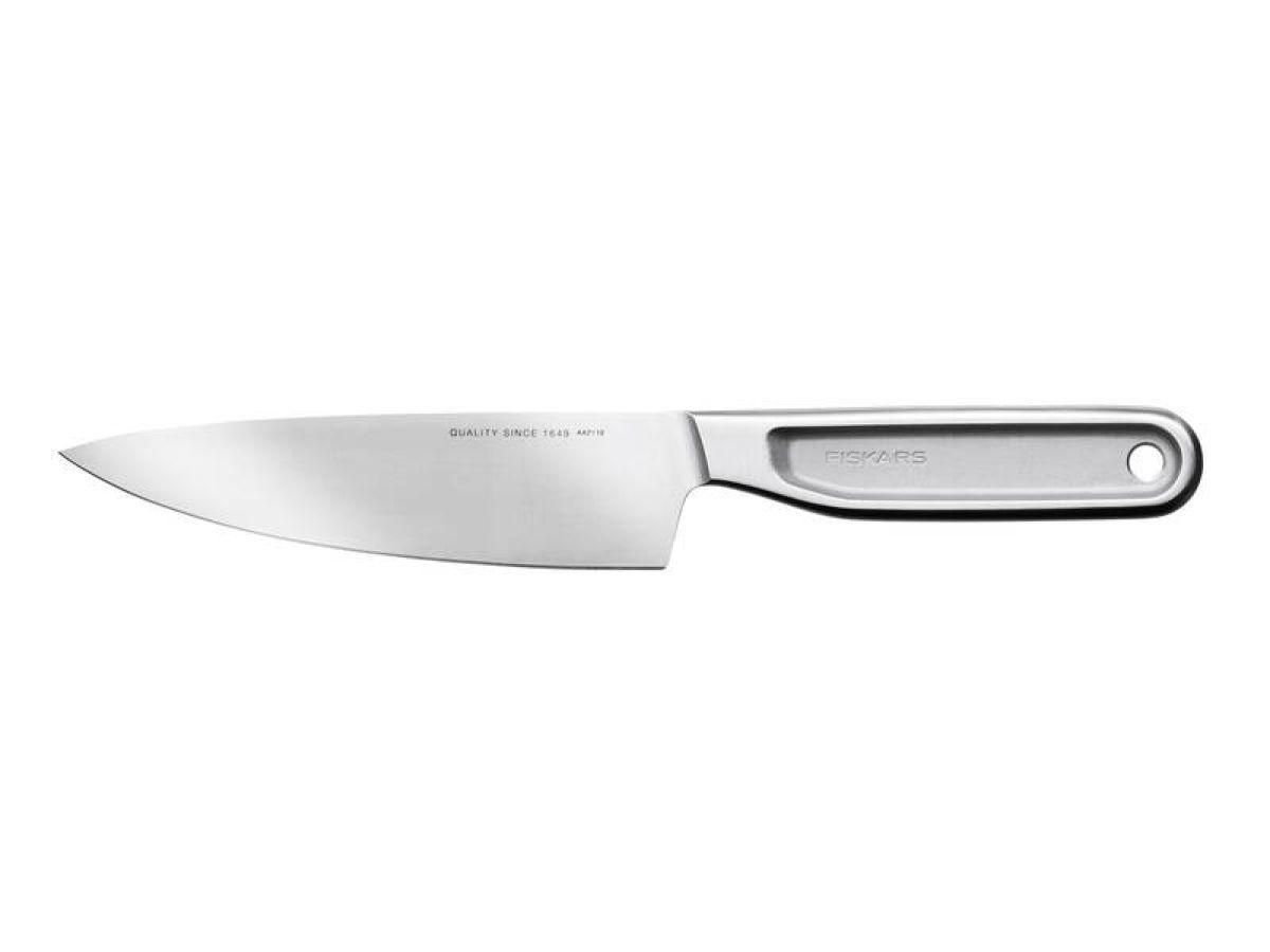 Нож поварской малый 13,5 см цельнометаллический All Steel FISKARS 1062886