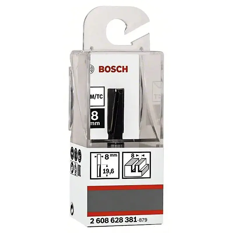 Фреза пазовая D8x19.6x51 / хв 8 мм BOSCH 2.608.628.381
